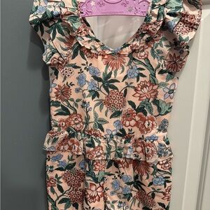 Janie and Jack Floral Jumper